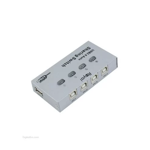 تبدیل USB سوئیچ 1 به 4 AUTO رویال (دیتا سوئیچ)