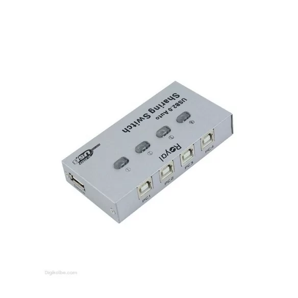 تبدیل USB سوئیچ 1 به 4 AUTO رویال (دیتا سوئیچ) تبدیل USB سوئیچ 1 به 4 AUTO رویال (دیتا سوئیچ)