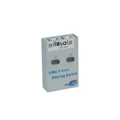 تبدیل USB سوئیچ 1 به 2 AUTO رویال (دیتا سوئیچ)