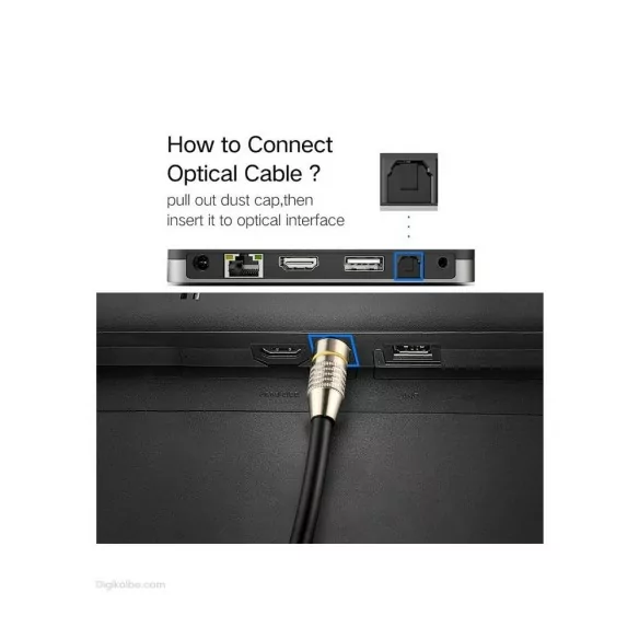 کابل اپتیکال ونتولینک طول 3 متر ( سرفلزی ) کابل اپتیکال ونتولینک طول 3 متر ( سرفلزی )