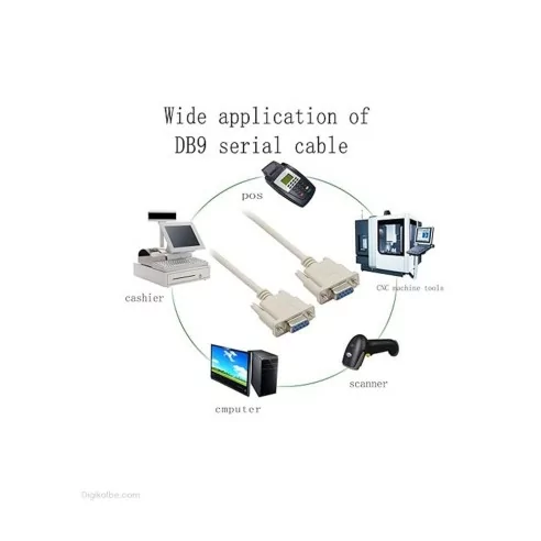 کابل سریال RS232 دو سر ماده طول 1.5متر