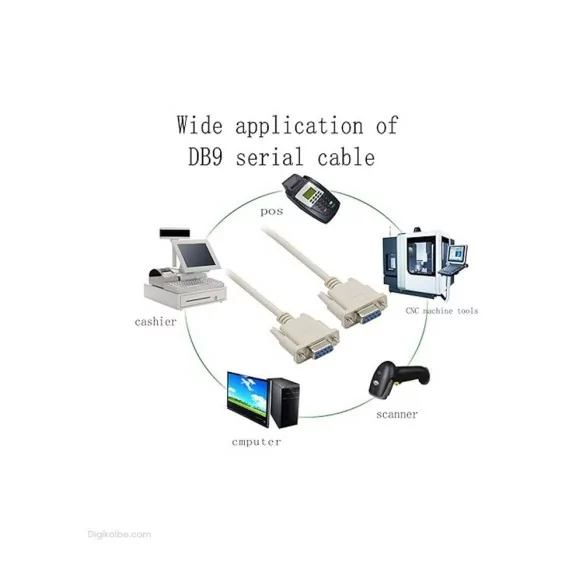 کابل سریال RS232 دو سر ماده طول 1.5متر