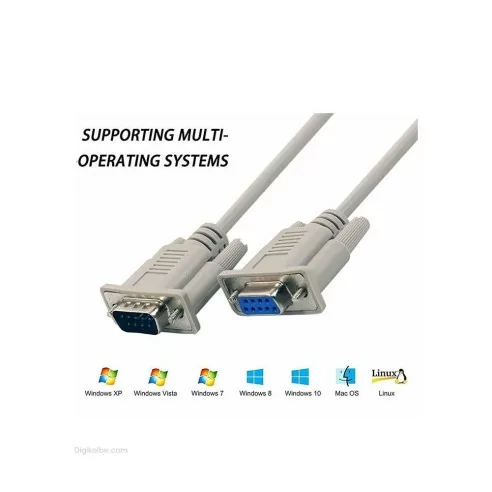 کابل سریال RS232 ماده به نر طول 1.5متر