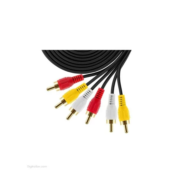 کابل تبدیل 3 به 3 RCA تایوانی طول 1.5 متر کابل تبدیل 3 به 3 RCA تایوانی طول 1.5 متر