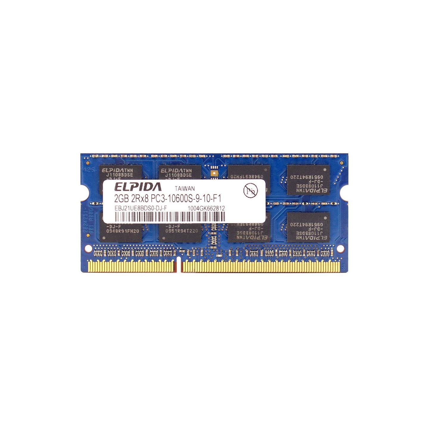 رم لپ‌تاپ PC3-10600 الپیدا 1333 مگاهرتز 2 گیگابایت (استوک | اورجینال)