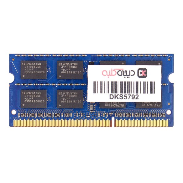 رم لپ‌تاپ PC3-10600 الپیدا 1333 مگاهرتز 2 گیگابایت (استوک | اورجینال)