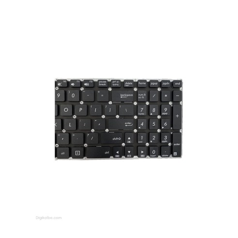 کیبورد لپ‌تاپ ایسوس X554 (بدون فریم | فلت 12 سانتیمتری | اینتر کوچک)