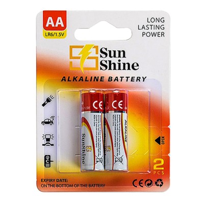 باتری قلمی AA سانشاين ( Hyper Alkaline LR6 )