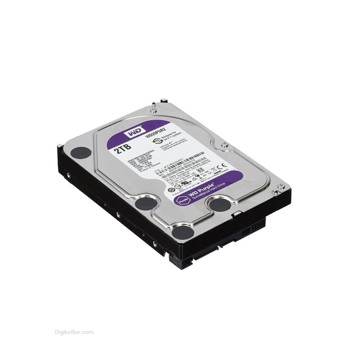 هارددیسک اینترنال وسترن دیجیتال ( Purple ظرفیت 2 ترابایت )