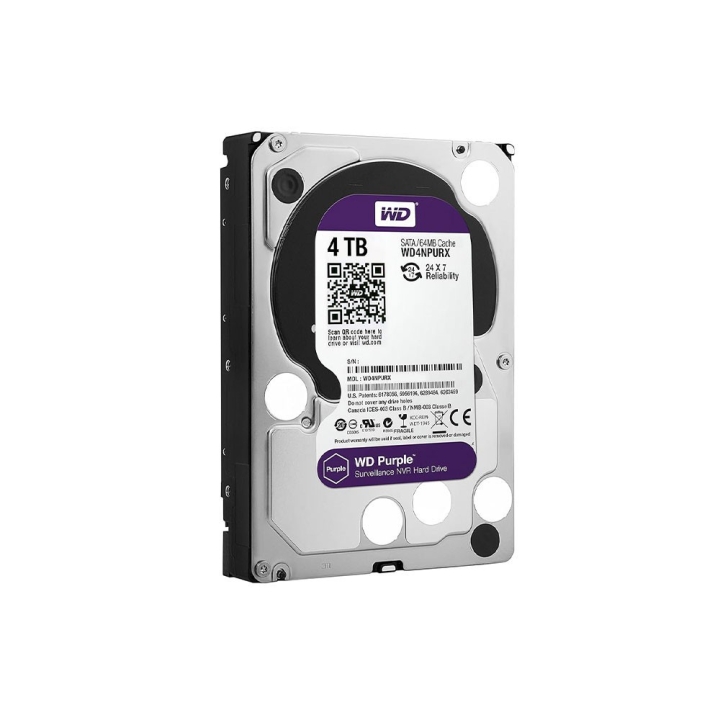 هارددیسک اینترنال وسترن دیجیتال ( Purple | ظرفیت 4 ترابایت )