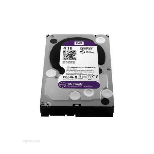 هارددیسک اینترنال وسترن دیجیتال ( Purple | ظرفیت 4 ترابایت )