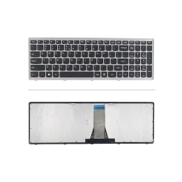 کیبورد لپ‌تاپ لنوو Z510 (IdeaPad | با فريم نقره ای)