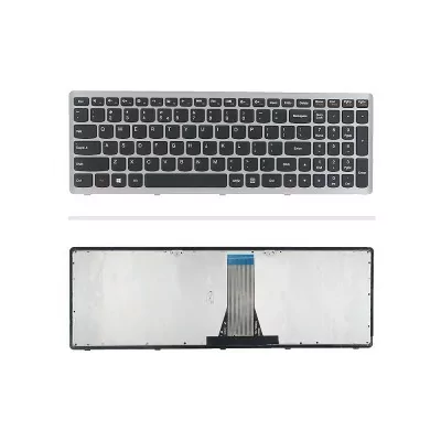 کیبورد لپتاپ لنوو Z510 (IdeaPad | با فريم نقره ای)