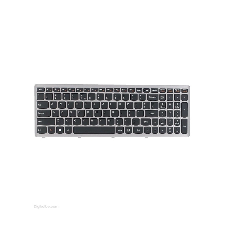 کیبورد لپ‌تاپ لنوو Z510 (IdeaPad | با فريم نقره ای)