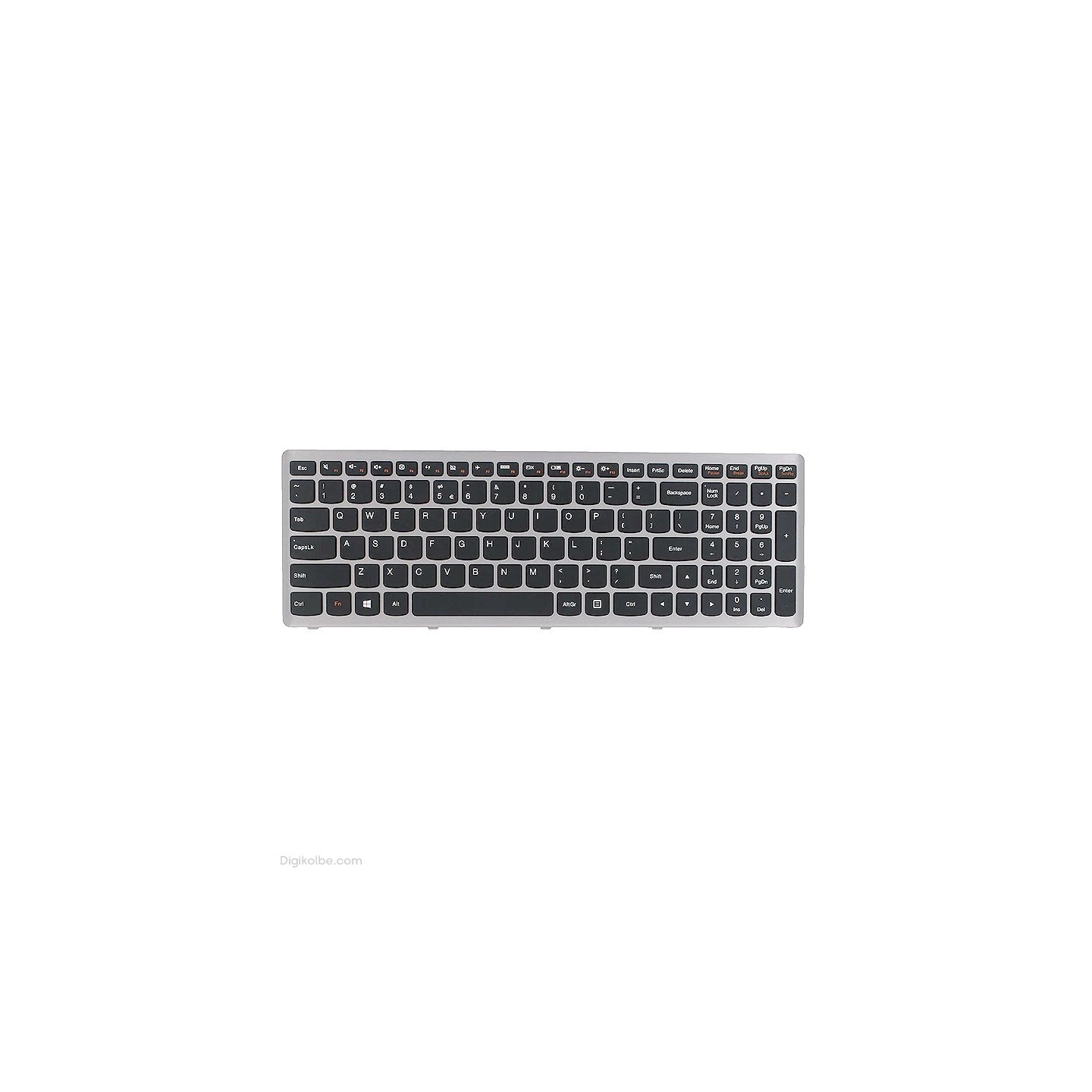 کیبورد لپ‌تاپ لنوو Z510 (IdeaPad | با فريم نقره ای)