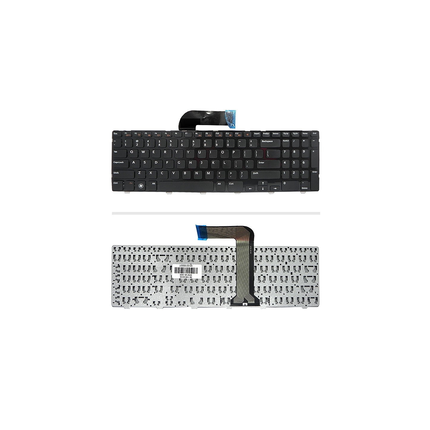 کیبورد لپ‌تاپ دل N5110 (Inspiron 15R | با فریم)
