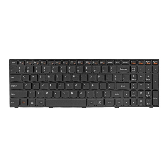 کیبورد لپ‌تاپ لنوو IdeaPad G50-70 (بدون بکلایت و فریم مشکی)