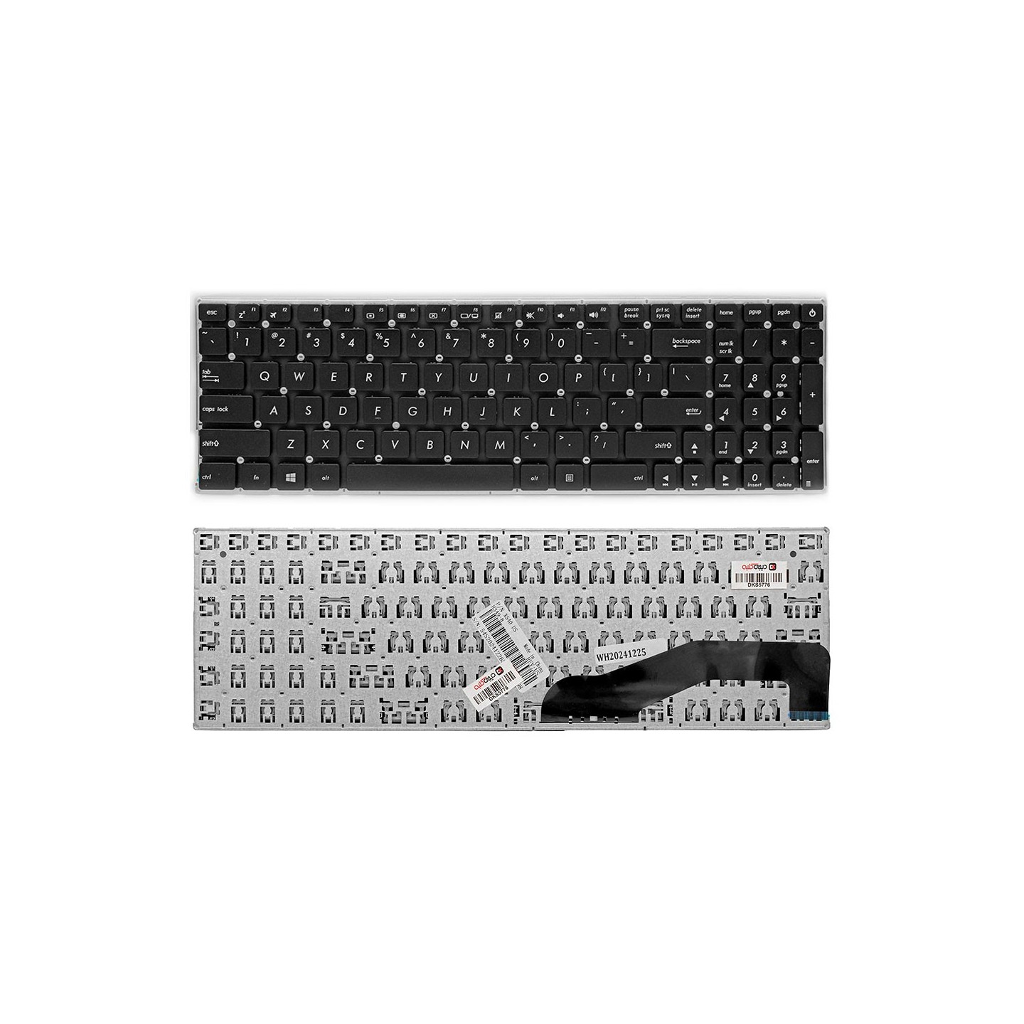 کیبورد لپ‌تاپ ایسوس X540 (بدون فریم با دکمه پاور)