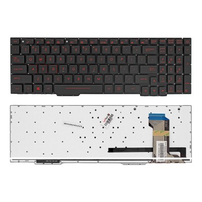 کیبورد لپ‌تاپ ایسوس ZX53 (بدون فریم | با بکلایت)