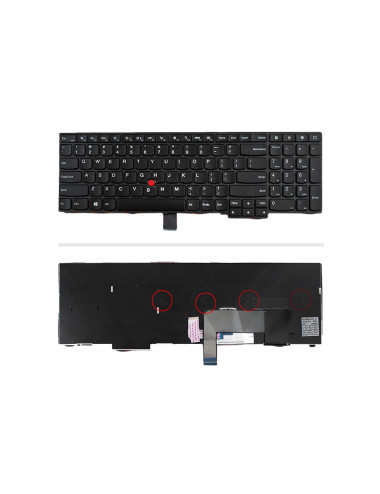 کیبورد لپ تاپ لنوو ThinkPad E540 با ماوس (TrackPoint) و فریم