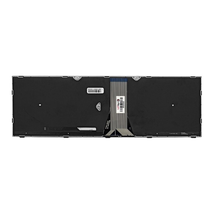 کیبورد لپ‌تاپ لنوو G50-70 (IdeaPad | با بکلایت | با فریم نقره ای)