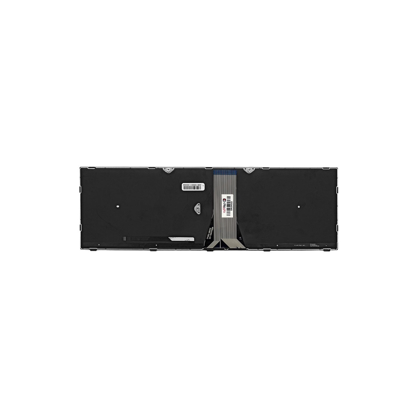 کیبورد لپ‌تاپ لنوو G50-70 (IdeaPad | با بکلایت | با فریم نقره ای)