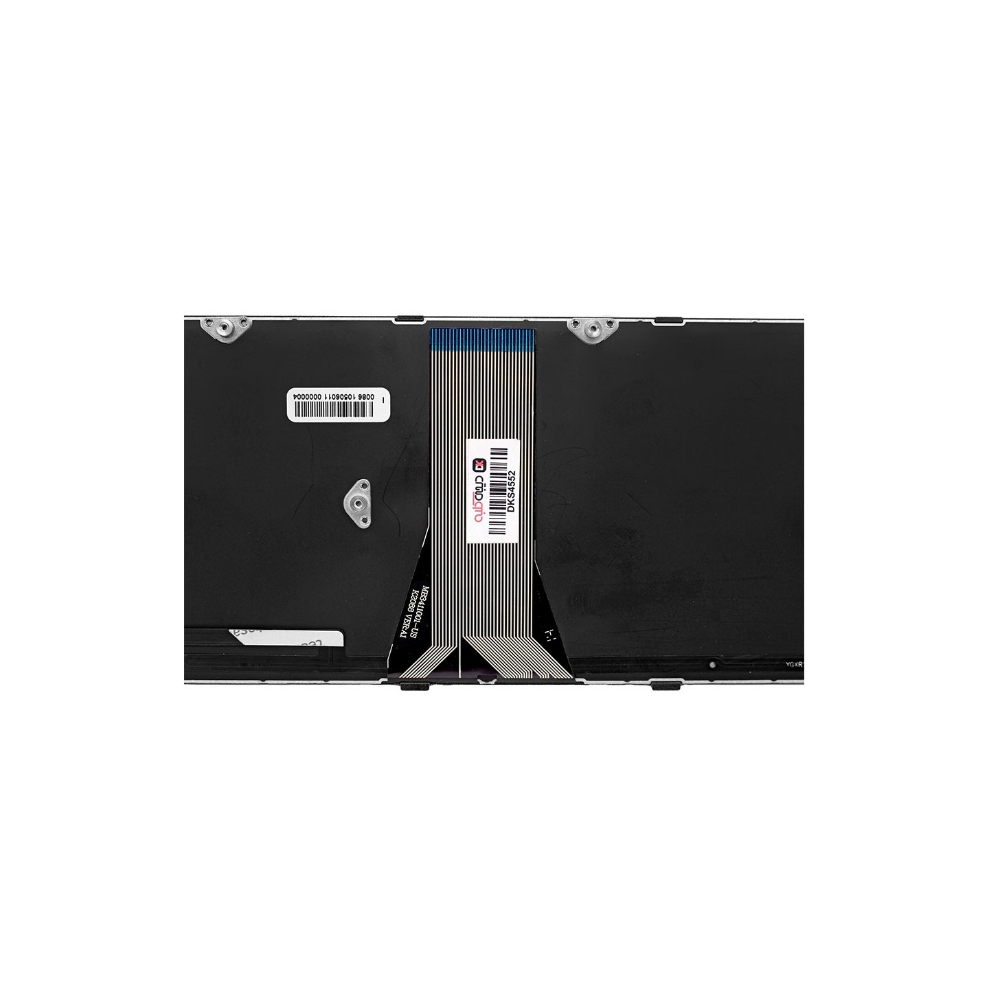 کیبورد لپ‌تاپ لنوو G50-70 (IdeaPad | با بکلایت | با فریم نقره ای)