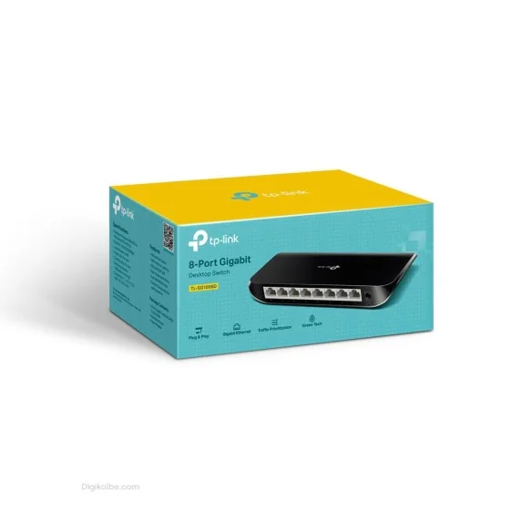 سوئیچ شبکه تی‌پی‌لینک TL-SG1008D (8 پورت)