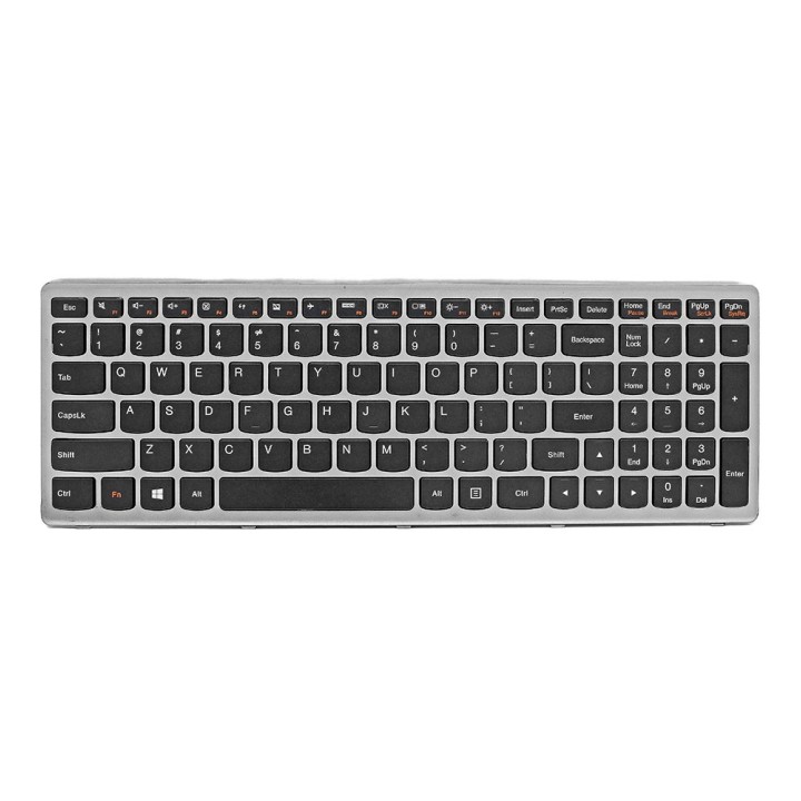 کیبورد لپ‌تاپ لنوو P500,Z500 (IdeaPad | بافریم نقره ای)