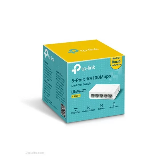سوئیچ شبکه تیپیلینک LS1005 (5 پورت) سوئیچ شبکه تیپیلینک LS1005 (5 پورت)