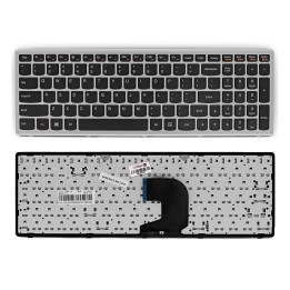 کیبورد لپ‌تاپ لنوو Z500 (IdeaPad | بافریم نقره ای)