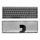 کیبورد لپ‌تاپ لنوو Z500 (IdeaPad | بافریم نقره ای)