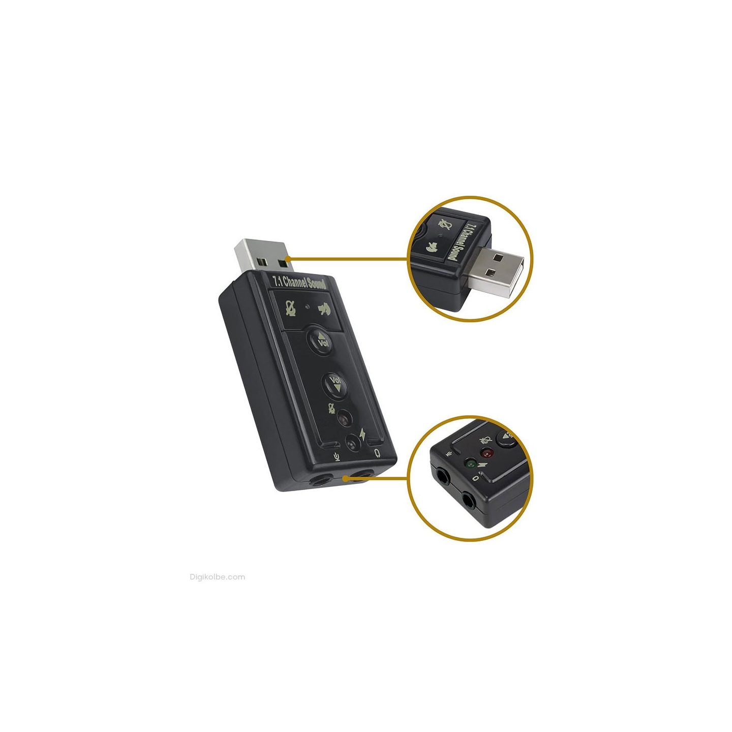 تبدیل کارت صدا ولوم دار ( 7.1 USB )