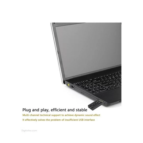تبدیل کارت صدا ولوم دار ( 7.1 USB ) تبدیل کارت صدا ولوم دار ( 7.1 USB )