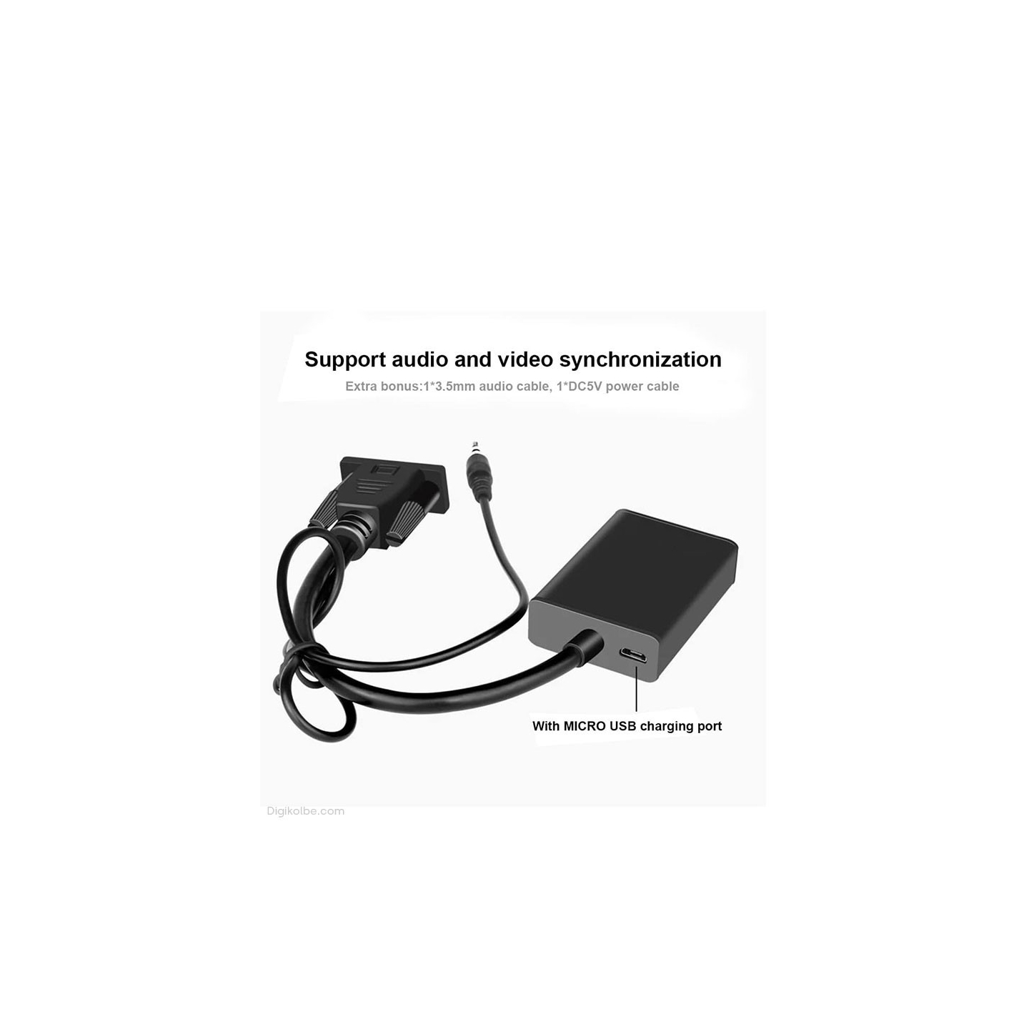 تبدیل VGA به HDMI ونتولینک ( با کابل صدا )
