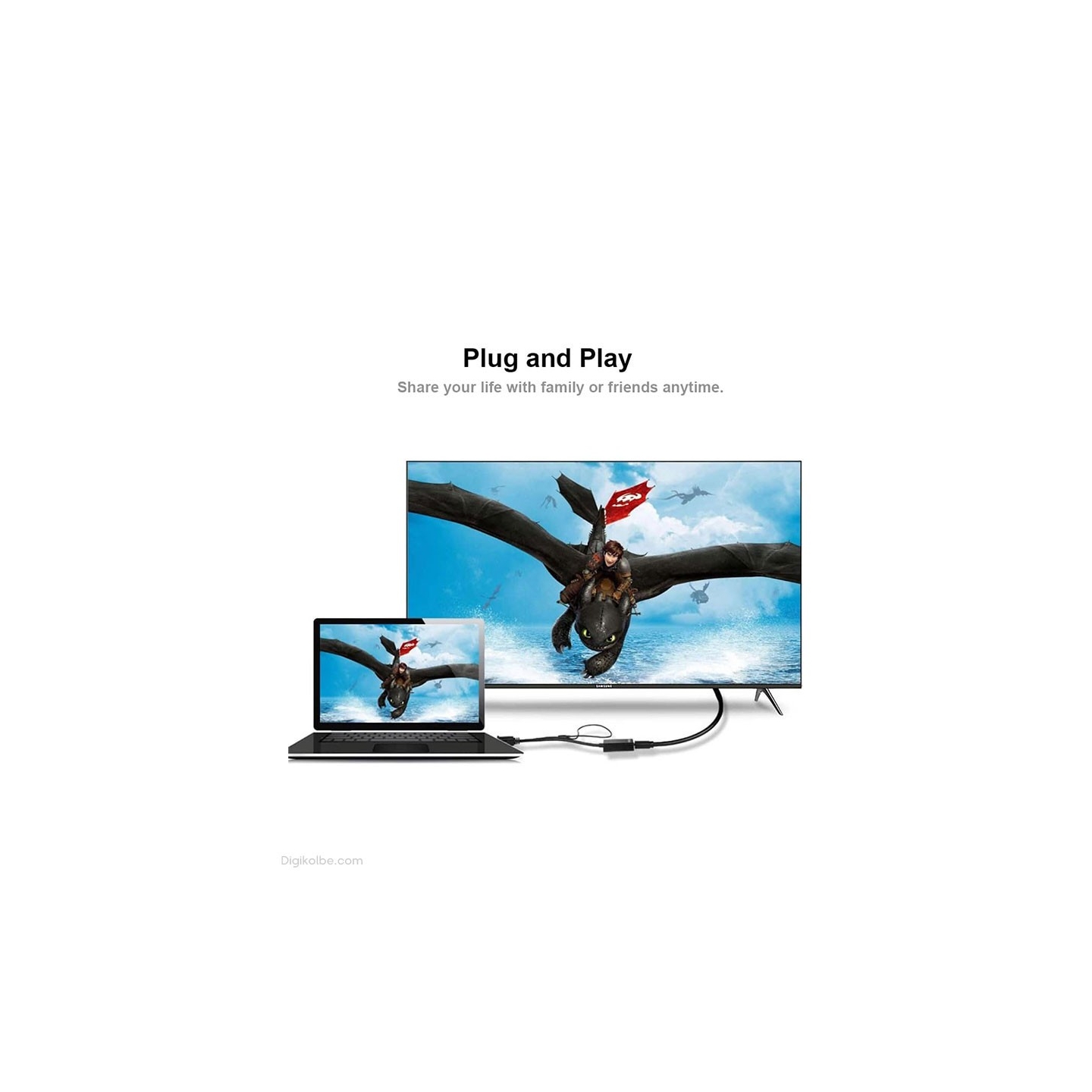 تبدیل VGA به HDMI ونتولینک ( با کابل صدا )