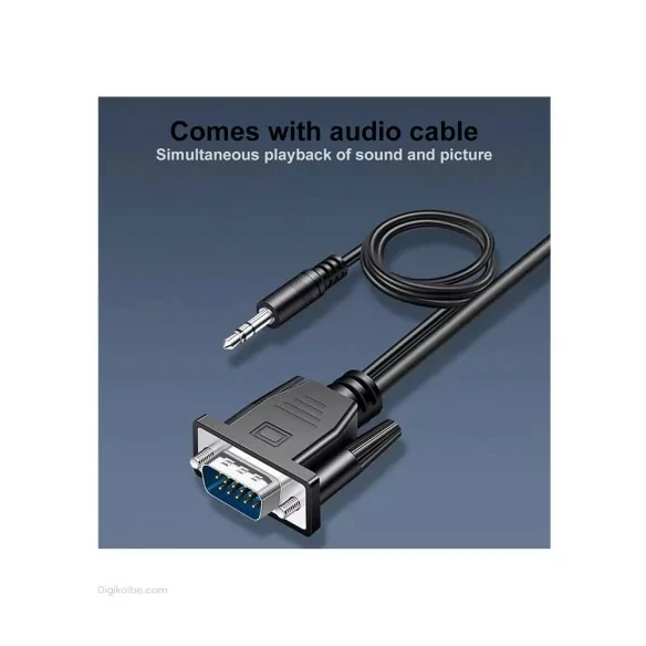 تبدیل VGA به HDMI ونتولینک ( با کابل صدا )