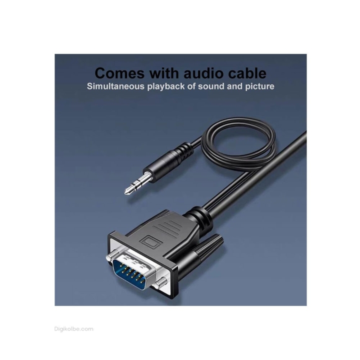 تبدیل VGA به HDMI ونتولینک ( با کابل صدا )