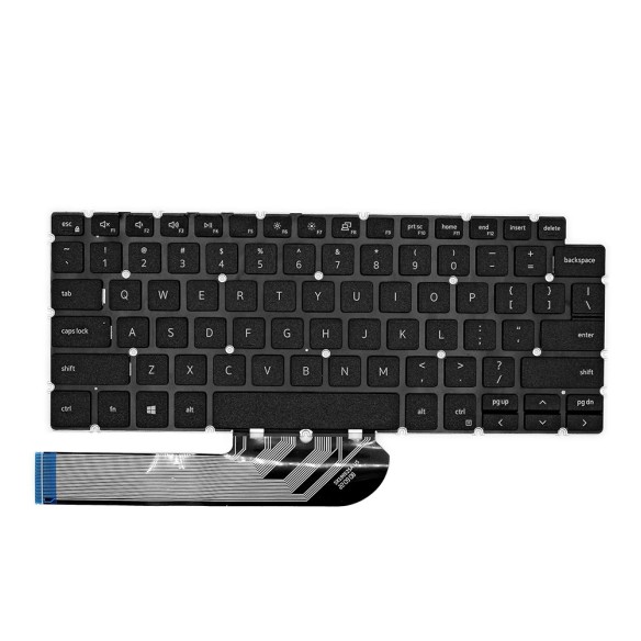 کیبورد لپ‌تاپ دل 7491 (inspiron | بدون فریم)