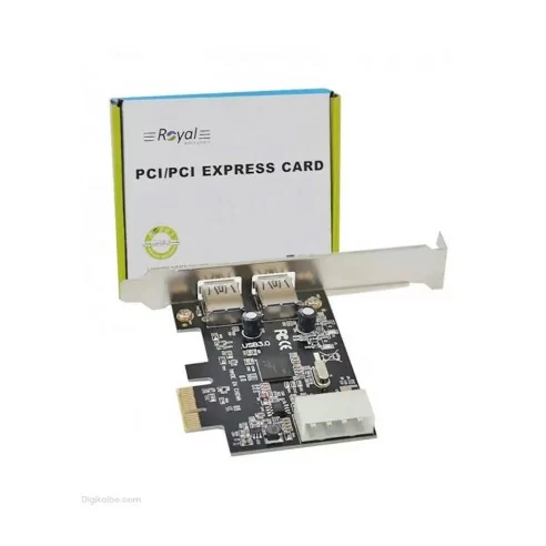 کارت تبدیل PCI EXPRESS رویال ( 2 پورت USB3.0 | RP-304 )