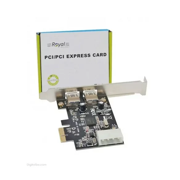 کارت تبدیل PCI EXPRESS رویال ( 2 پورت USB3.0 | RP-304 ) کارت تبدیل PCI EXPRESS رویال ( 2 پورت USB3.0 | RP-304 )
