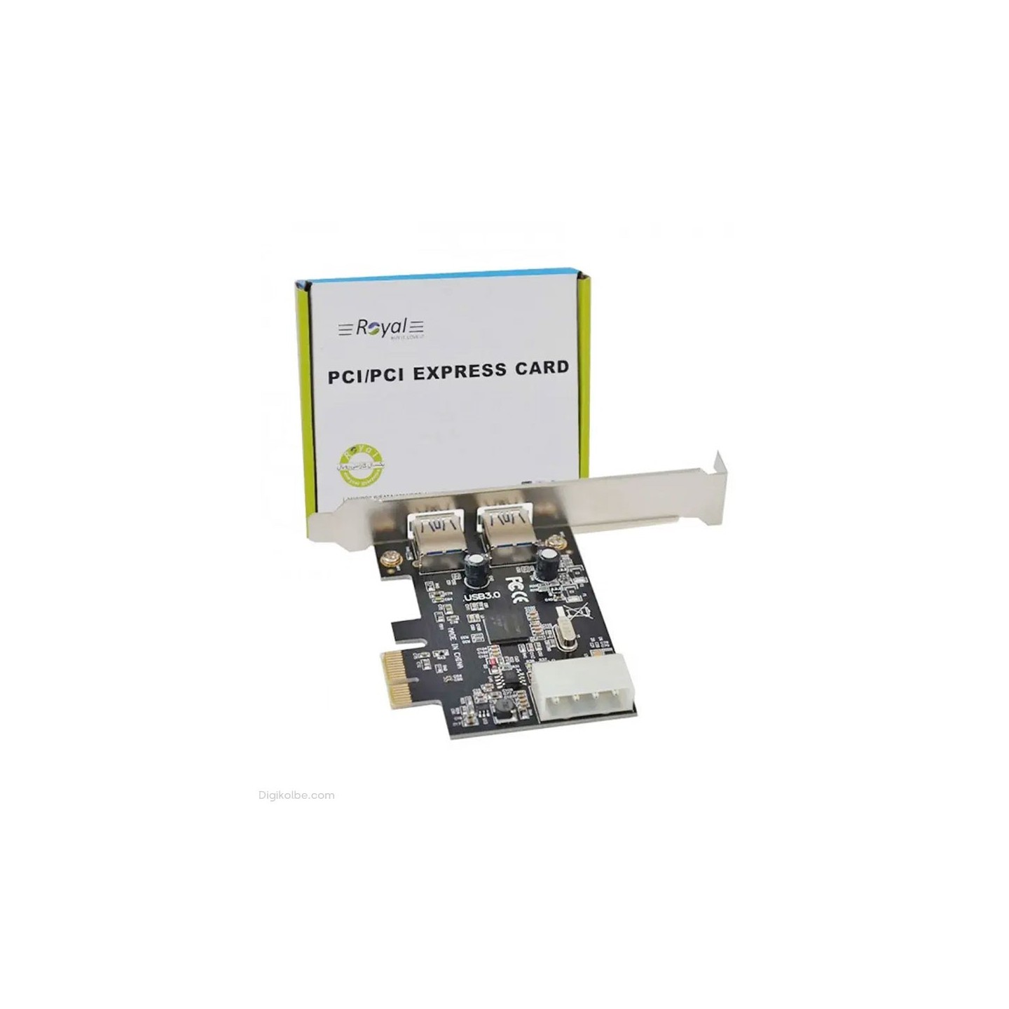 کارت تبدیل PCI EXPRESS رویال ( 2 پورت USB3.0 | RP-304 )