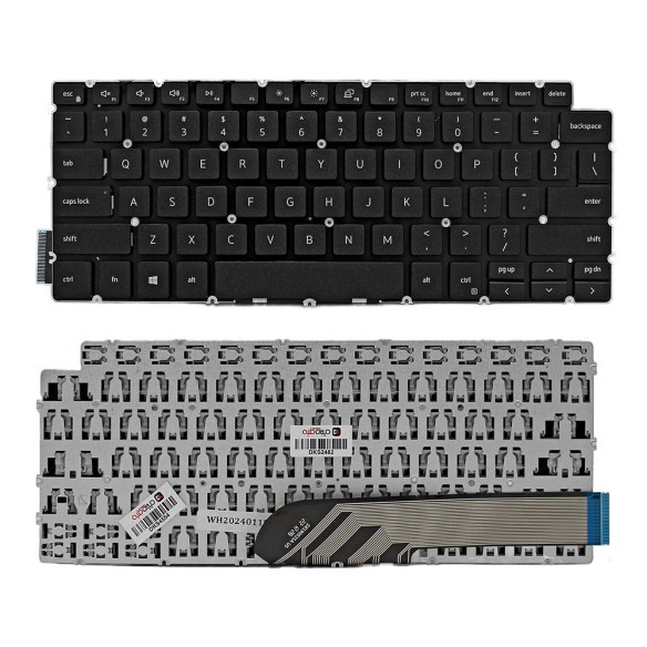 کیبورد لپ‌تاپ دل 7306 (inspiron | بدون فریم)