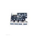 کارت تبدیل PCI EXPRESS رویال  ( 4 پورت USB3.0 | RP-304 )