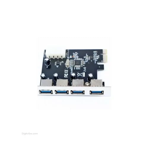 کارت تبدیل PCI EXPRESS رویال ( 4 پورت USB3.0 | RP-304 )