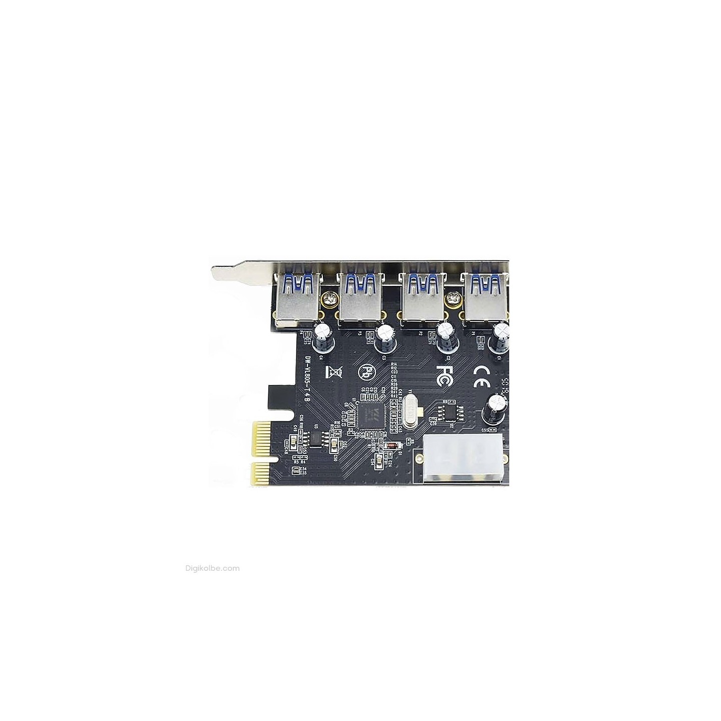 کارت تبدیل PCI EXPRESS رویال  ( 4 پورت USB3.0 | RP-304 )