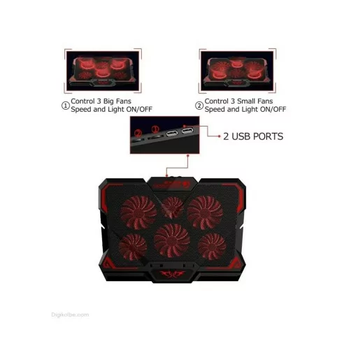 کول‌کلد K38 (پایه خنک‌کننده لپ‌تاپ)