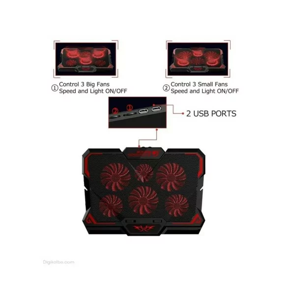 کول‌کلد K38 (پایه خنک‌کننده لپ‌تاپ)