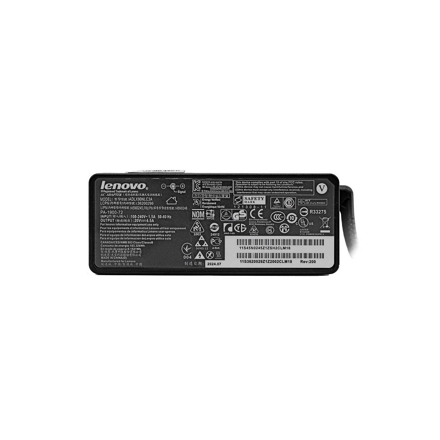 شارژر لپ‌تاپ لنوو ThinkPad R500