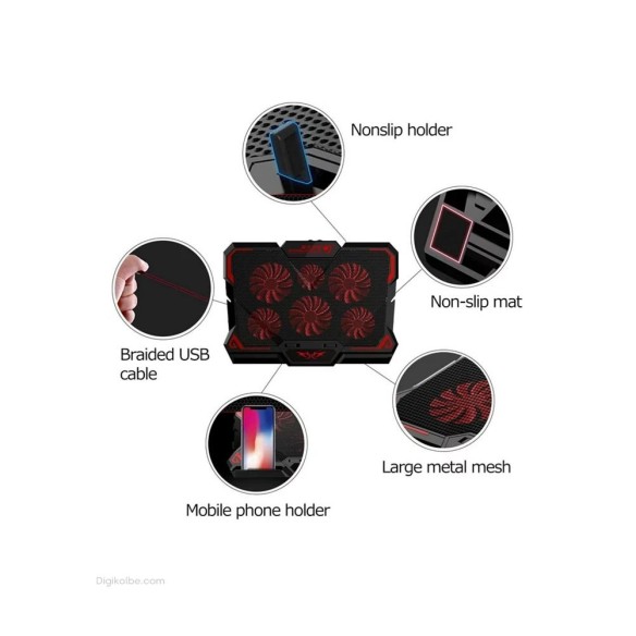 کول‌کلد K38 (پایه خنک‌کننده لپ‌تاپ)